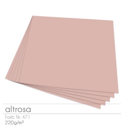 Scrapbooking Papier in Altrosa, 12 Stk. 30,5 x 30,5cm