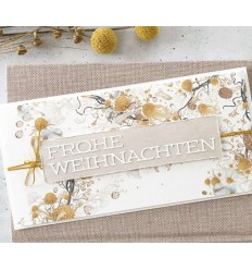 Stanzschablonen Duo Frohe Weihnachten - Alexandra Renke