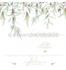 Scrapbooking Papier Olive Power - Alexandra Renke