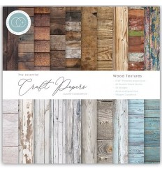Scrapbooking Papier Wood Textures, 6" - Craft Consortium