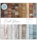Scrapbooking Papier Wood Textures, 6x6" | 15x15 cm - Craft Consortium