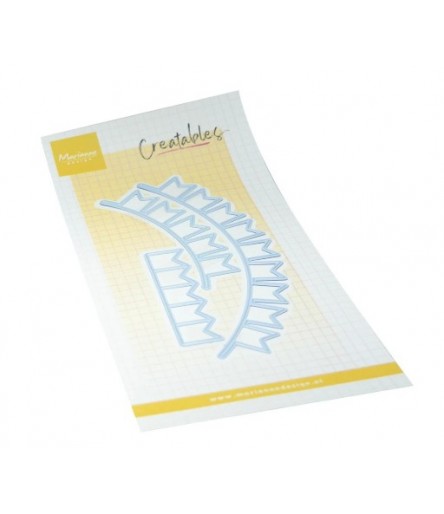 Pochoirs de découpe : drapeaux, fanions, bannières - Marianne Design