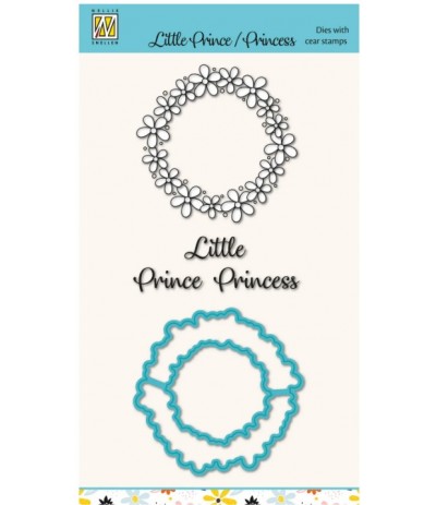 Stanzschablonen und Stempel Set Little Pricess Prince