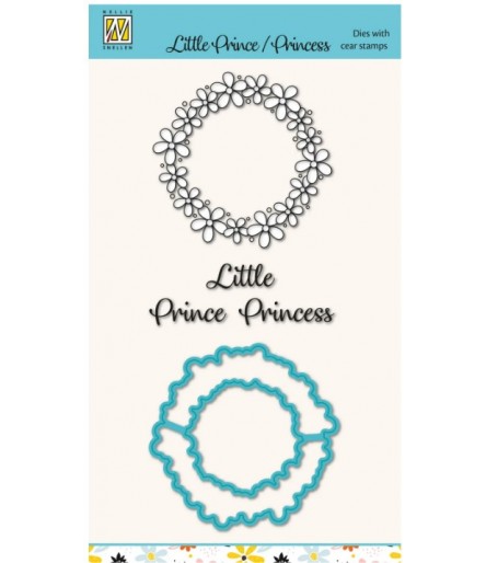 Stanzschablonen und Stempel Set Little Pricess Prince