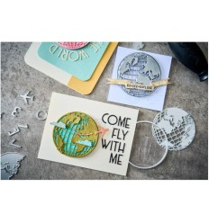 Dies Travel Alphabet and numbers - Sizzix