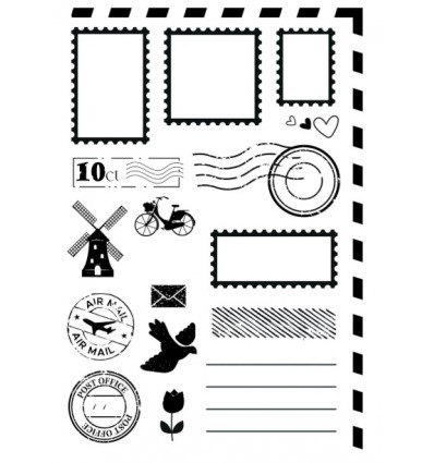 From the Postbox Silikon Stampset - VC