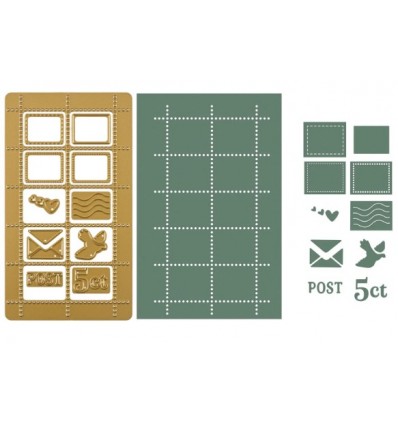 Stanzschablonenset Briefmarken - VC