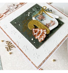 Gingerbread All-Over Embossing Stencil – Charlie &amp; Paulchen