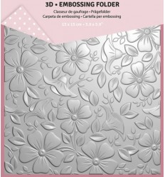 Embossingfolder Floral Background, 15x15cm - VC