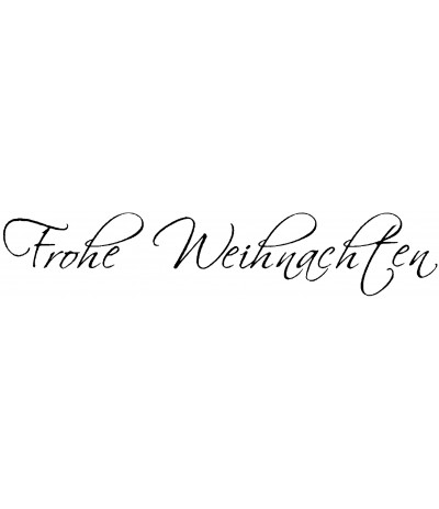 Frohe Weihnachten Holzstempel