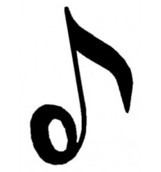 Musiknote Stempel