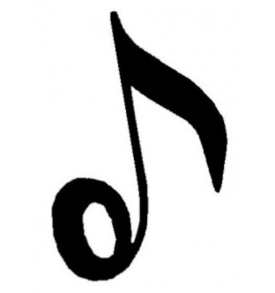 Musiknote Stempel