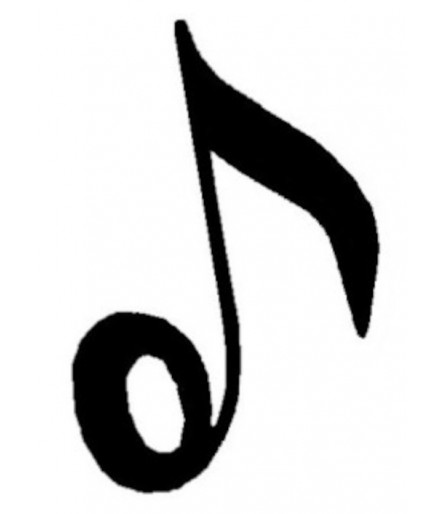 Musiknote Stempel