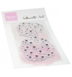 Tampons en silicone « Petits cœurs » - Marianne Design