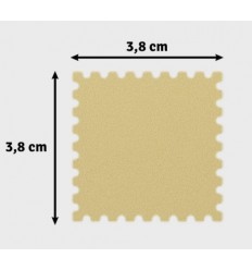 Stanzer Briefmarke 3.8 x 3.8 cm