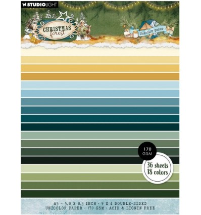 Scrapbooking Paper Pad Forest Uni A5 - Studio Light