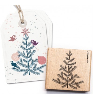 Stempel Tannenbaum - cats on appletrees