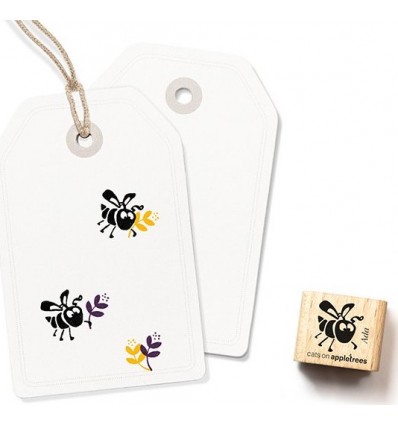 Ministempel Bienchen Ada - cats on appletrees