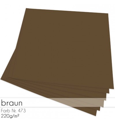 Papier de scrapbooking marron, lot de 12 - FK