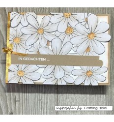 Tampon en silicone « Arrière-plan floral » - VC