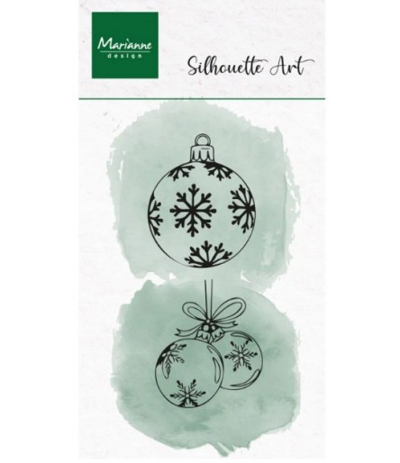 Silicone Stamp Set Christmas Ornaments - Marianne