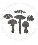 Matrices de découpe « champignons vénéneux » - Charlie & Paulchen