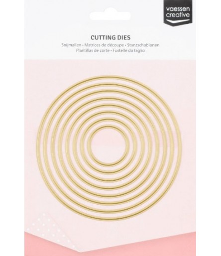 Die cut, 8 circles - VC