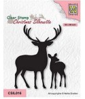 Clear Stamp Hirsch mit Rehkitz - Nellie's Choice