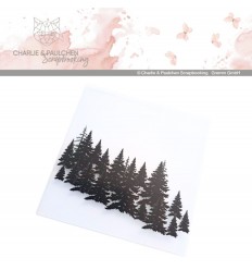 Prägeschablone Winterwald - Charlie &amp; Paulchen