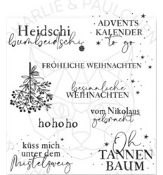 Stempelset Weihnachten Heidschi - Charlie & Paulchen