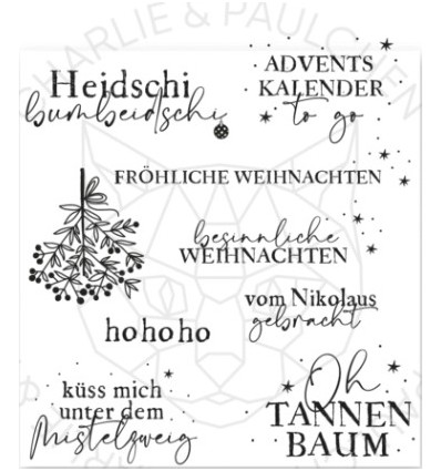Stempelset Weihnachten Heidschi - Charlie & Paulchen