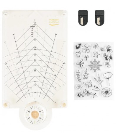 Easy Spinner Stamp Guide for Wreaths