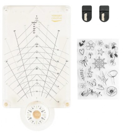 Easy Spinner Stamp Guide for Wreaths