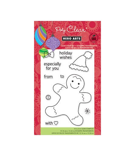 Stempel Gingerbread Wishes 4x6"