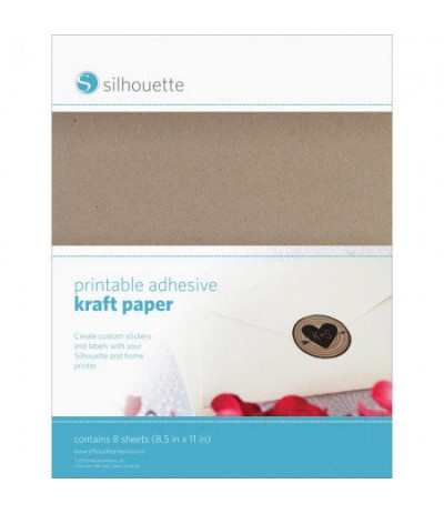 Printable adhesive craft paper Silhouette