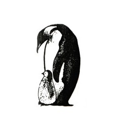 Mama Penguine Stempel