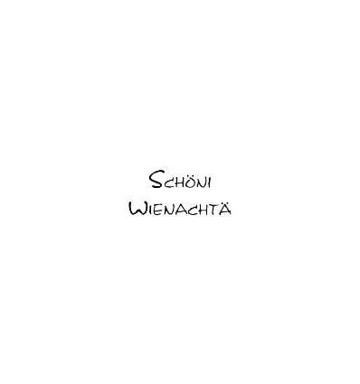 Schöni Wienachtä Stempel
