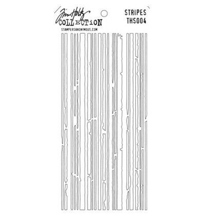 Tim Holtz Stencil/Schablonen Stripes Layering
