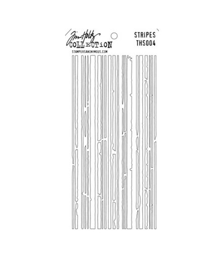 Tim Holtz Stencil/Schablonen Stripes Layering