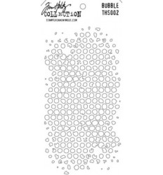 Tim Holtz Stencil/Schablonen Bubble Layering