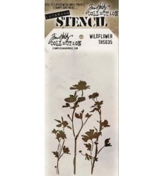 Tim Holtz Stencil/Schablonen Wildflower