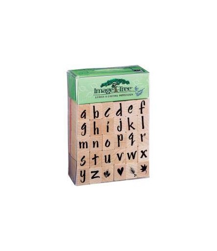 Alphabet Stempel Set Kleinbuchstaben