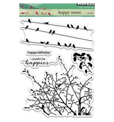 Penny Black Clear Stempel Happy Notes