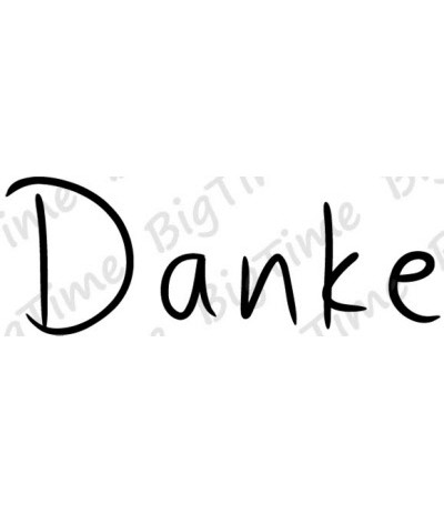 Danke Holzstempel
