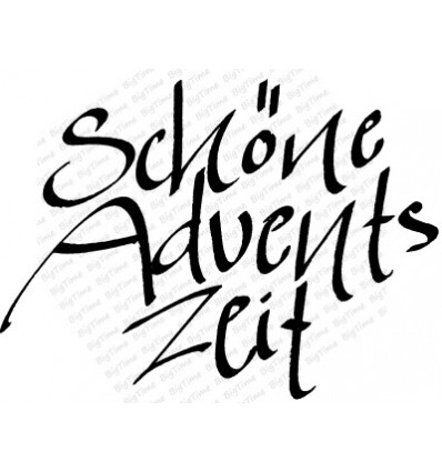 Schöne Advents Zeit Stempel