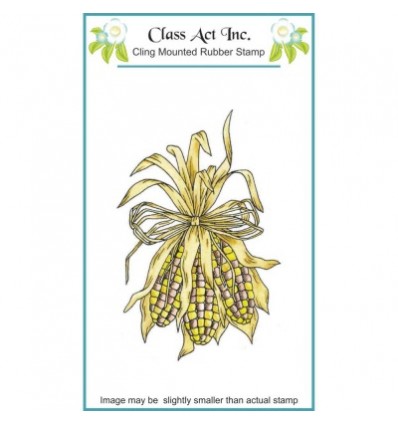 Class Act Cling Stempel Decorative Corn