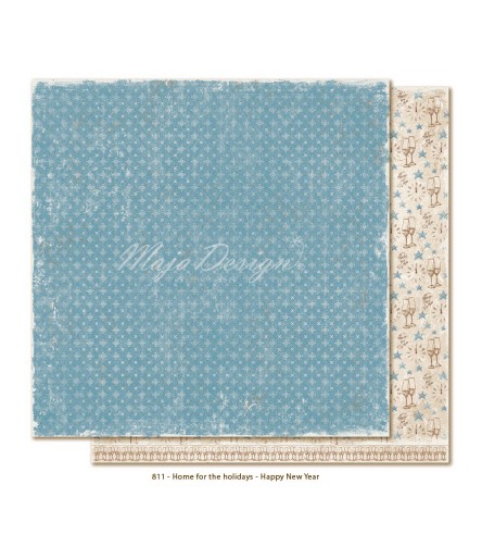 Maja Design Scrapbook Papier Home for the Holidays Happy New Year