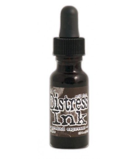 Distress Ink Nachfüllfarbe Ground Espresso - Tim Holtz