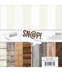 Snap Basics Scrapbookingpapier Wood & Notebook 6x6"