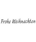 Frohe Weihnachten Stempel